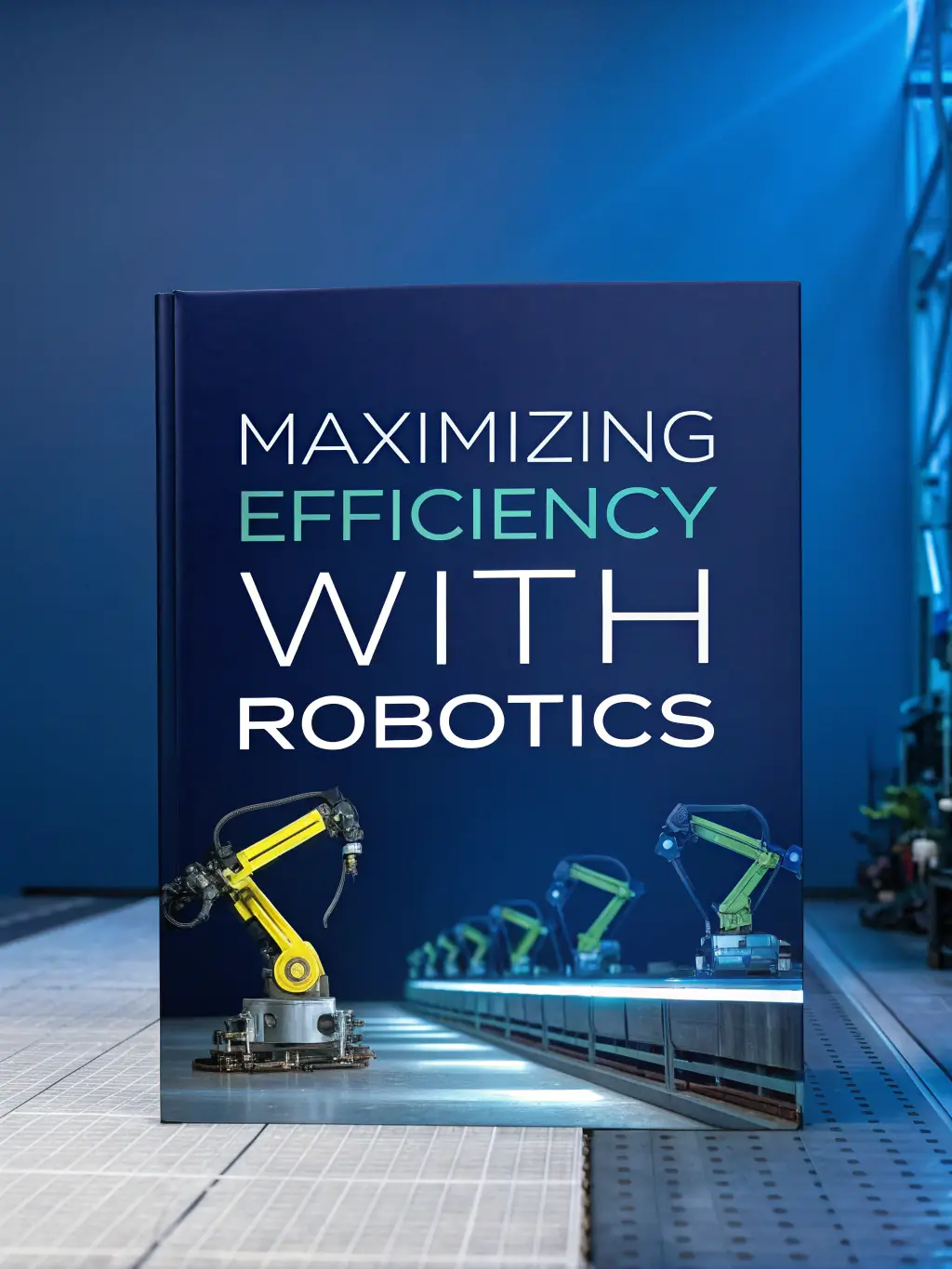 Cover image of the eBook 'Maximizing Efficiency with Robotics'.